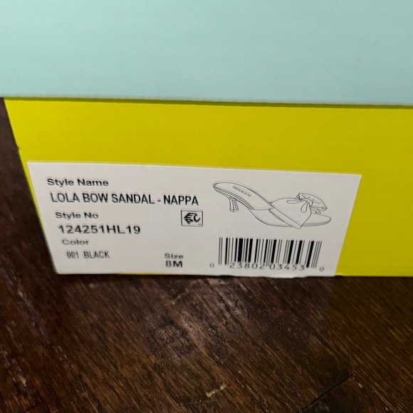 Jack Rogers-Lola Bow Mid Heel black size 8 New in box. - Picture 15 of 16